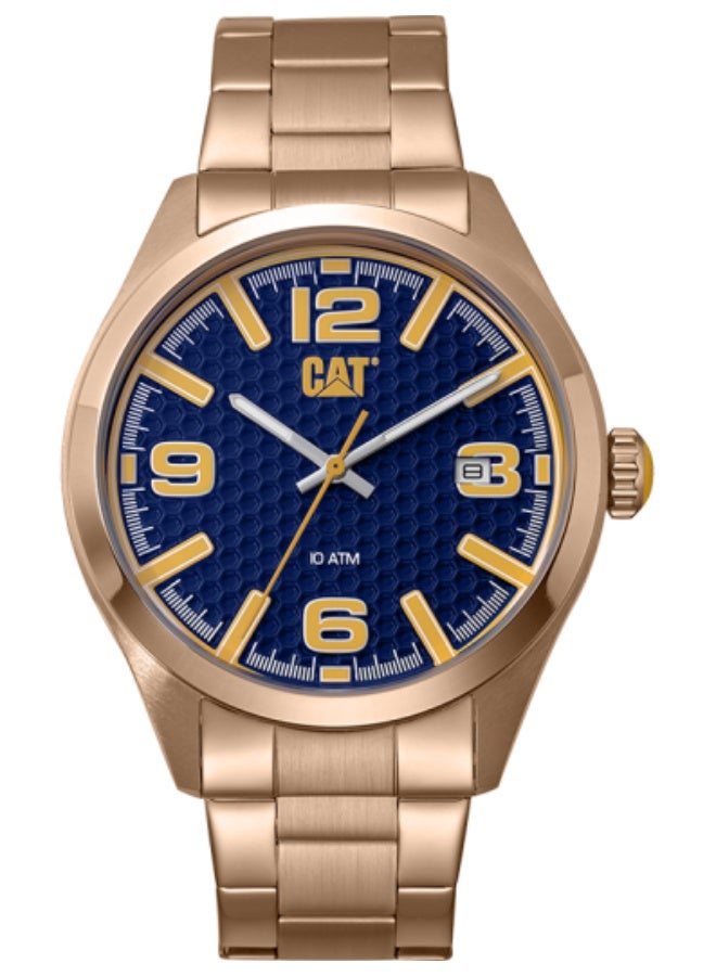 H-Dial Blue Yellow Casual Men's Watches QA.191.19.637